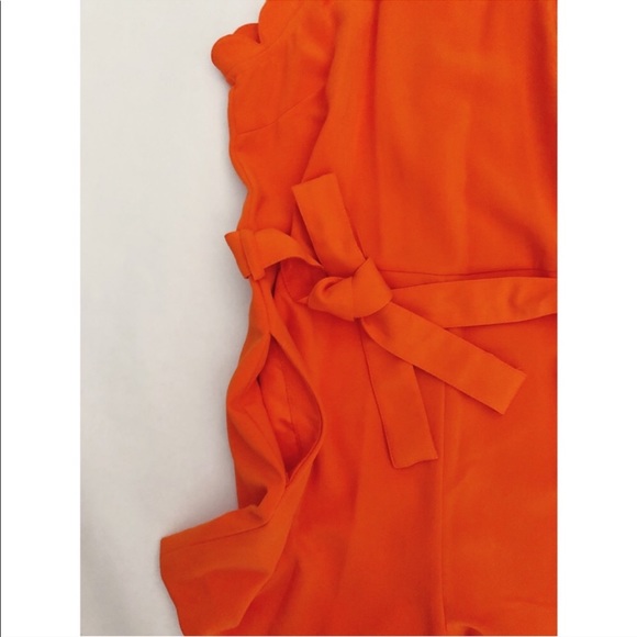 Victoria Beckham Orange Romper - Picture 4 of 6